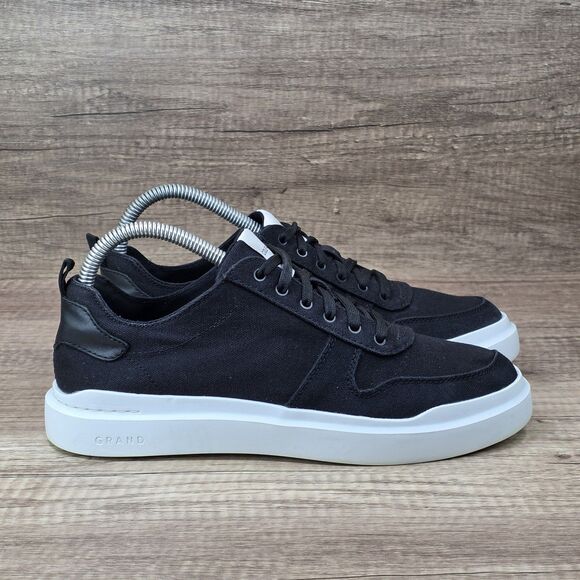 Cole Haan Shoes - Cole Haan Grandpro Rally Canvas Court Women's Size 8B Black Lace Up Shoes W23234